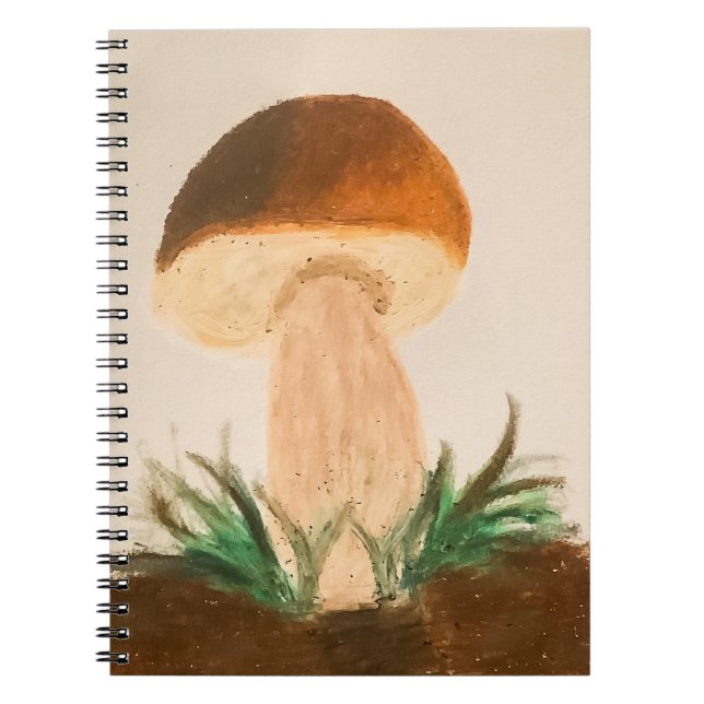 Porcini Mushroom Anteckningsbok (Framsidan)