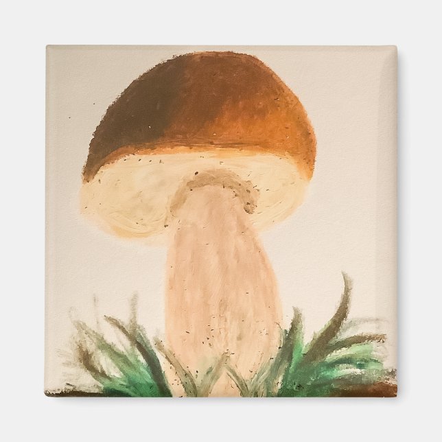 Porcini Mushroom Magnet (Framsidan)