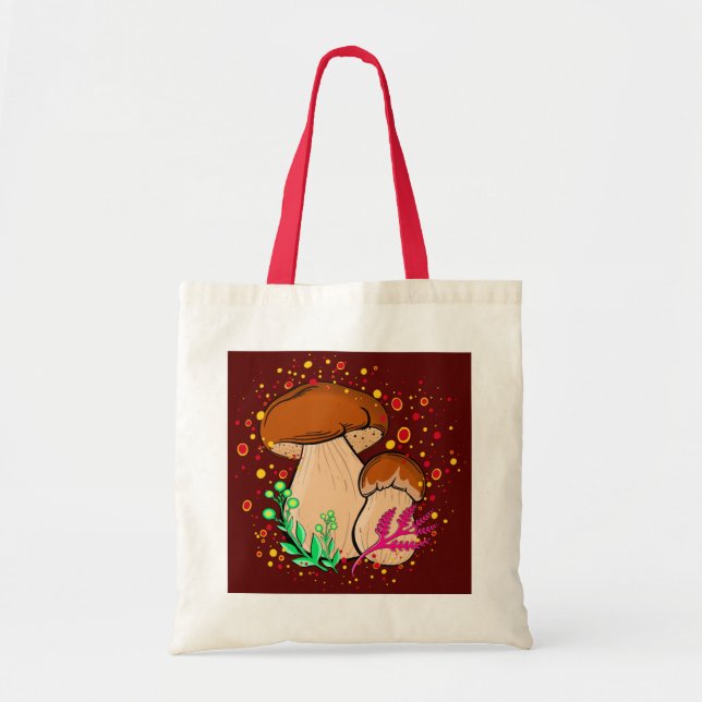 Porcini Tote Bag Tygkasse (Framsidan)