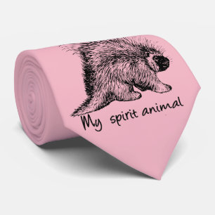 Porcupin är mitt andningsdjur. slips