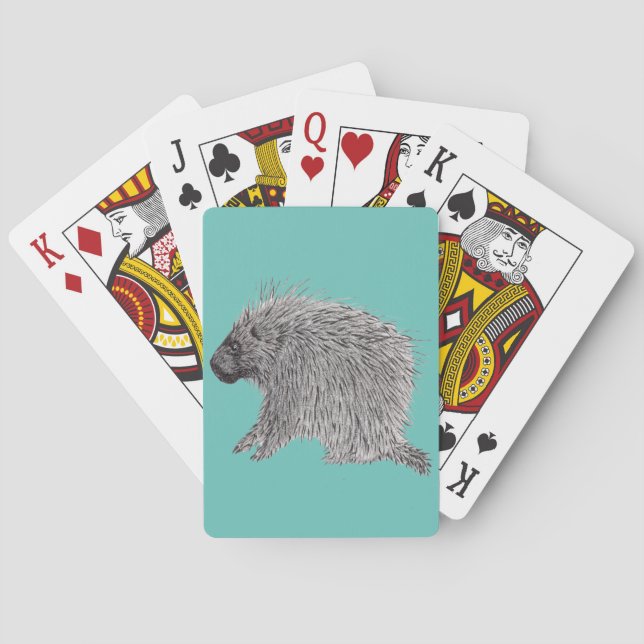Porcupin Casinokort (Baksidan)