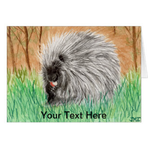 Porcupin Hälsningskort