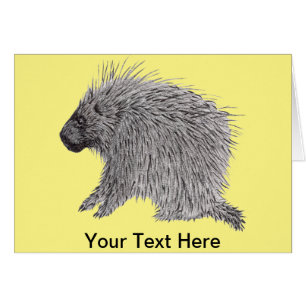 Porcupin Hälsningskort