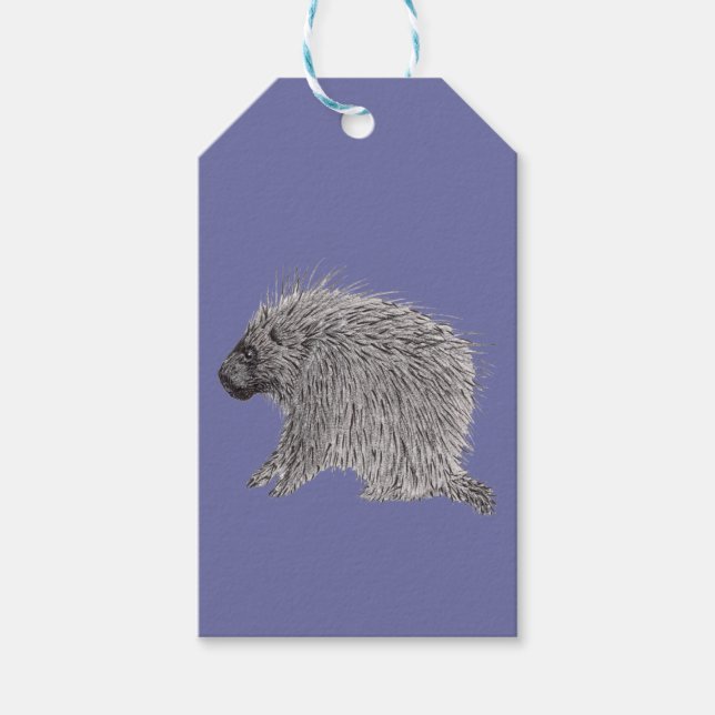 Porcupin Presentetikett (Framsidan)
