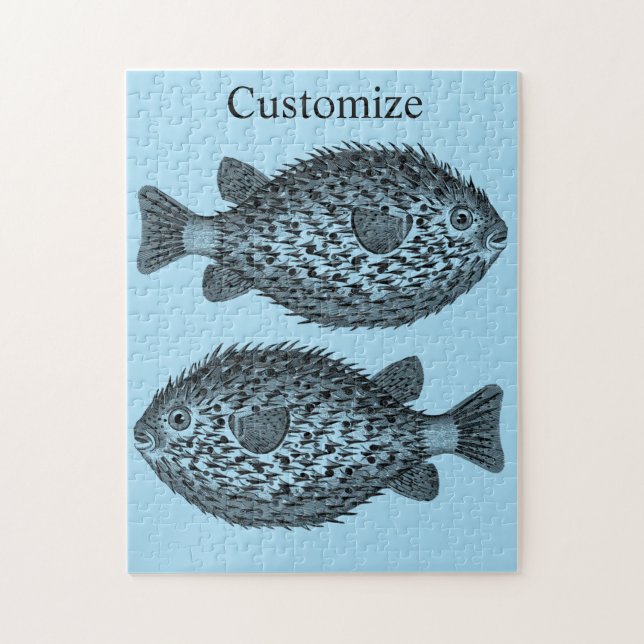 Porcupine blowfish Thunder_Cove Pussel (Vertikal)