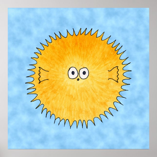 Porcupine Fish. Poster (Framsidan)