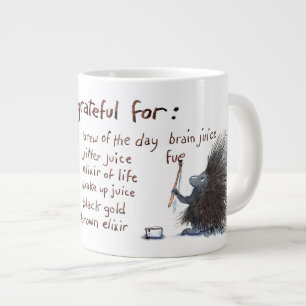 Porcupine Gratitude Jumbo Mugg