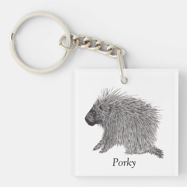 Porcupine Keychain (Framsidan)