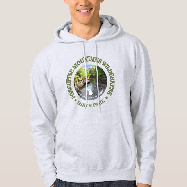 Porcupine Mountains Wilderness SP Hoodie (Framsida)