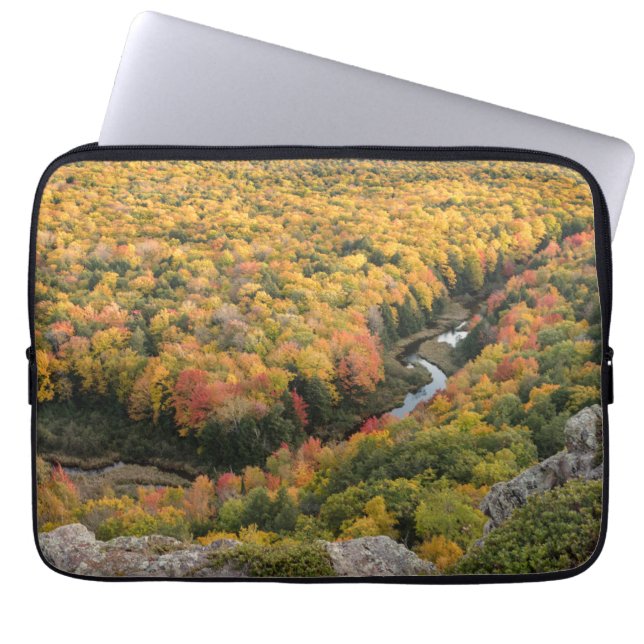 Porcupine Mountains Wilderness State Park Laptop Fodral (Framsidan)