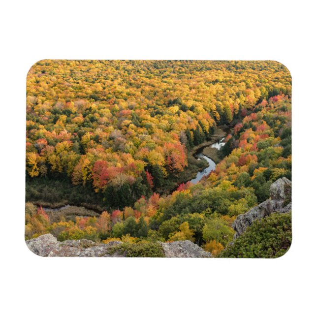 Porcupine Mountains Wilderness State Park Magnet (Horisontell)