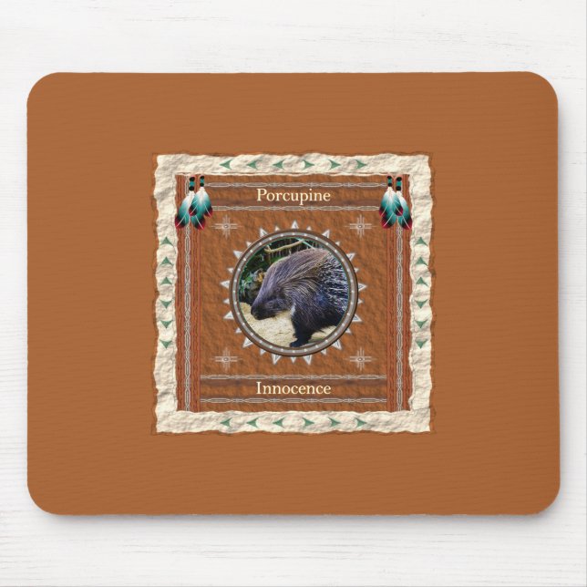 Porcupine-Oskuld-Mousepad Musmatta (Framsidan)