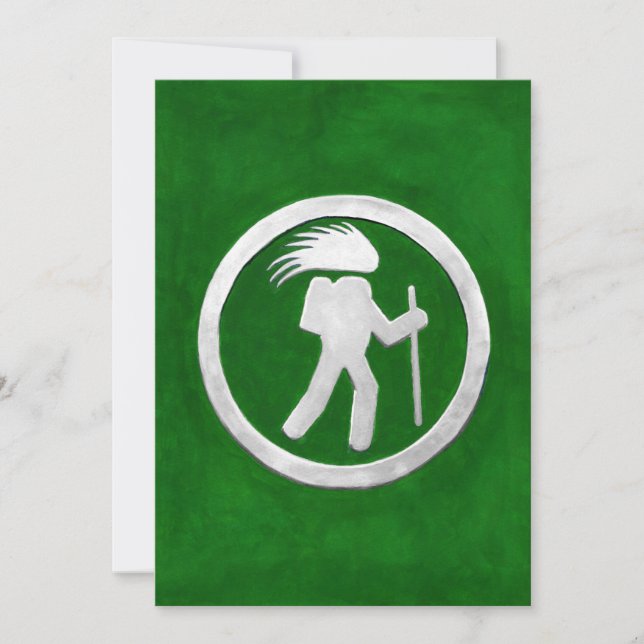 Porcupine Trail Marker Inbjudningar (Framsida)