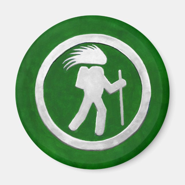 Porcupine Trail Marker Magnet (Framsidan)