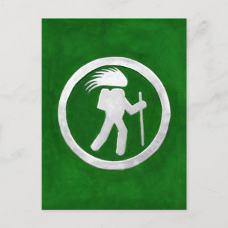 Porcupine Trail Marker Vykort