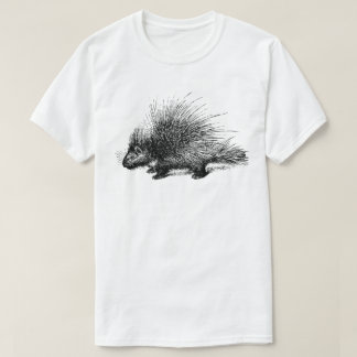 Porcupine Vintage Illustration Manar T-Shirt