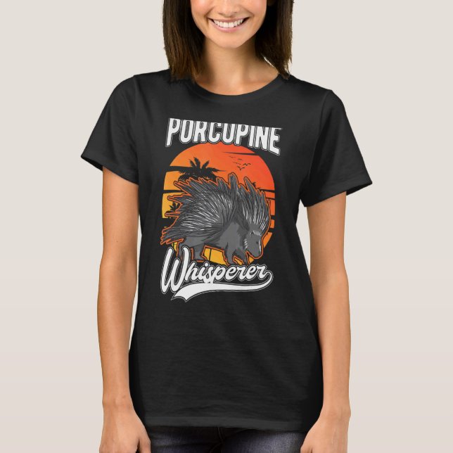 Porcupine Whisperer T Shirt (Framsida)