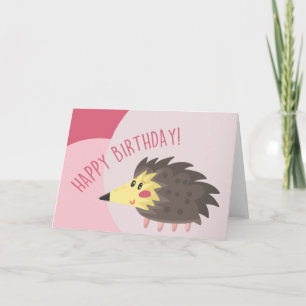 Porcupinefödelsedagkort Kort