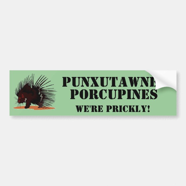 Porcupinesmall Bildekal (Framsidan)