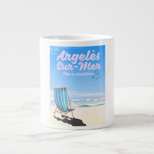 Porelès-sur-mer Frankrike-reseaffisch Jumbo Mugg