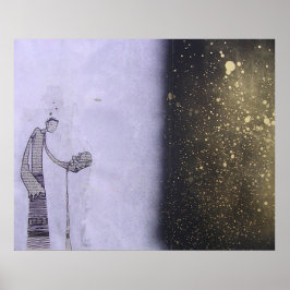 Poring Beer Sketch Poster