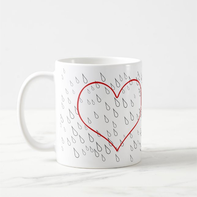 Poring Rain Kaffemugg (Vänster)