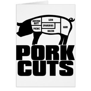 Pork_Cuts Hälsningskort