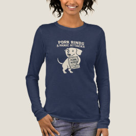 Pork Rinds & Panic Attacks | Anxious Dachshund T Shirt