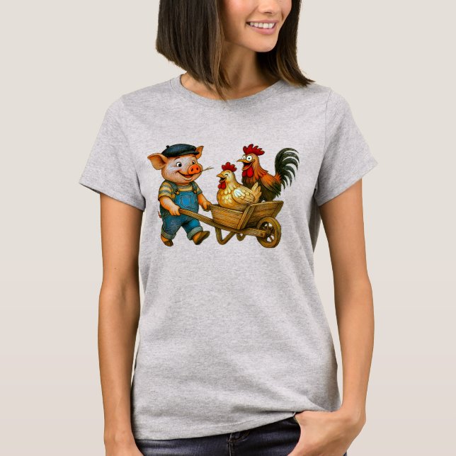 Pork Transport Services: Poultry Edition T Shirt (Framsida)