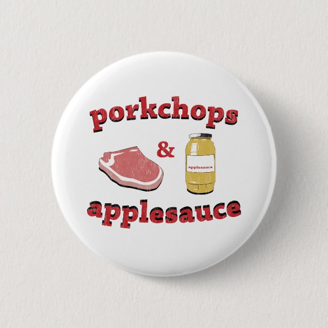 porkchops & applesauce knapp (Framsida)
