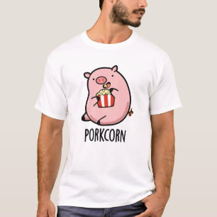 Porkcorn Funny Popcorn Pun T Shirt