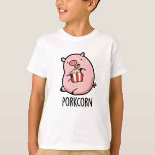 Porkcorn Funny Popcorn Pun T Shirt