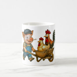 Porky Chaufförerna för Pockande Gänget Kaffemugg