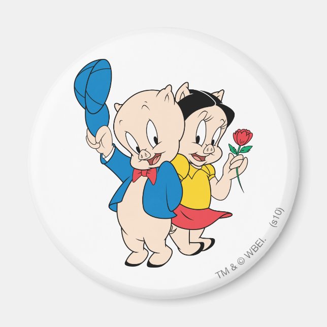 Porky Gris och Petunia Magnet (Framsidan)