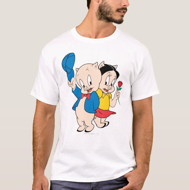 Porky Gris och Petunia Tröja (Framsida)