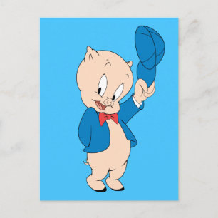 Porky Gris Wave Hat Vykort
