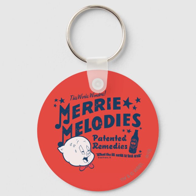 Porky MERRIE MELODIES™ Remices 2 Nyckelring (Framsida)