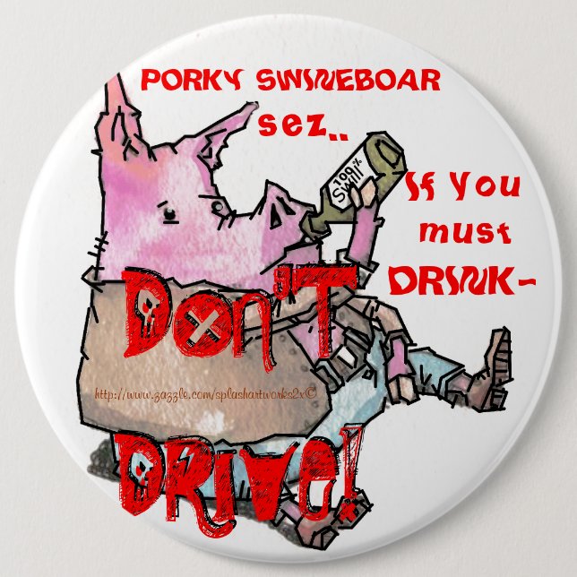 "PORKY SWINEBOAR" KNAPP (Framsida)