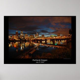 Porland i centrala Portugal, Oregon Poster