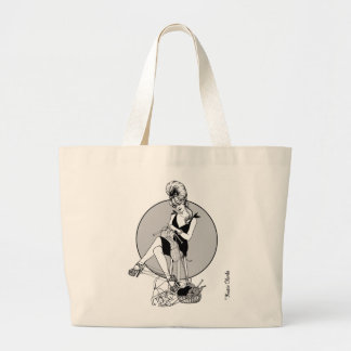 Porlandeflickahandarbete Jumbo Tygkasse