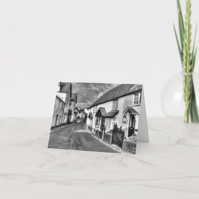 Porlock High Street Somerset Kort (Framsida)