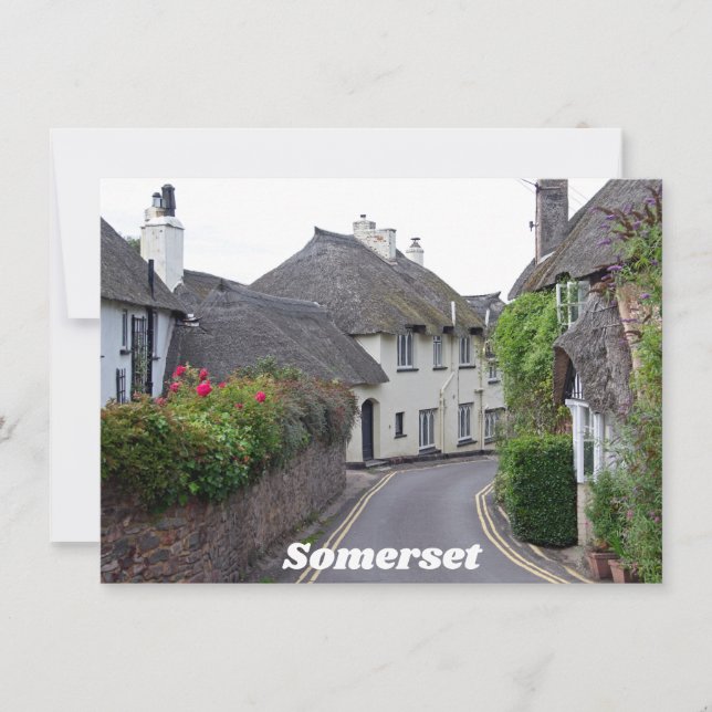 Porlock, somerset-kort (Framsida)