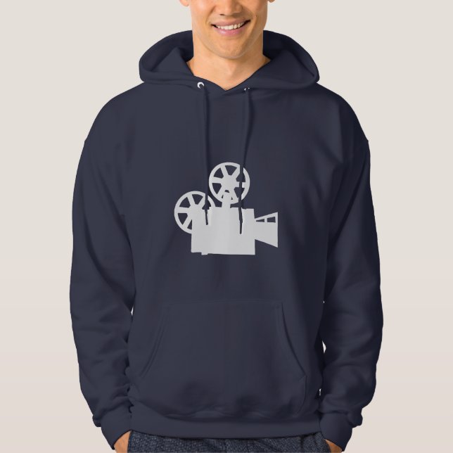 Pornografisk filmkamera hoodie (Framsida)