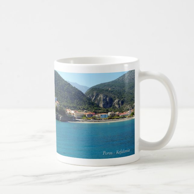 Poros - Kefalonia Kaffemugg (Höger)