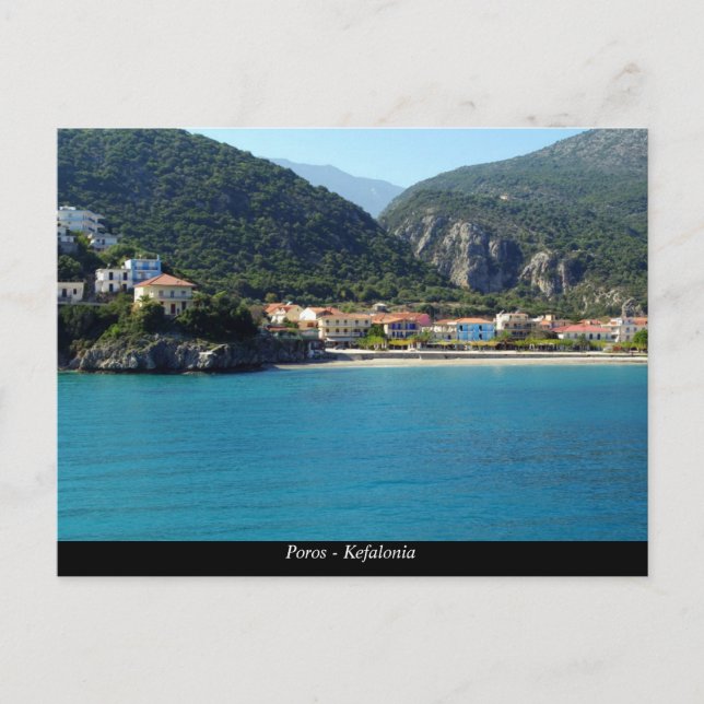Poros - Kefalonia Vykort (Framsida)