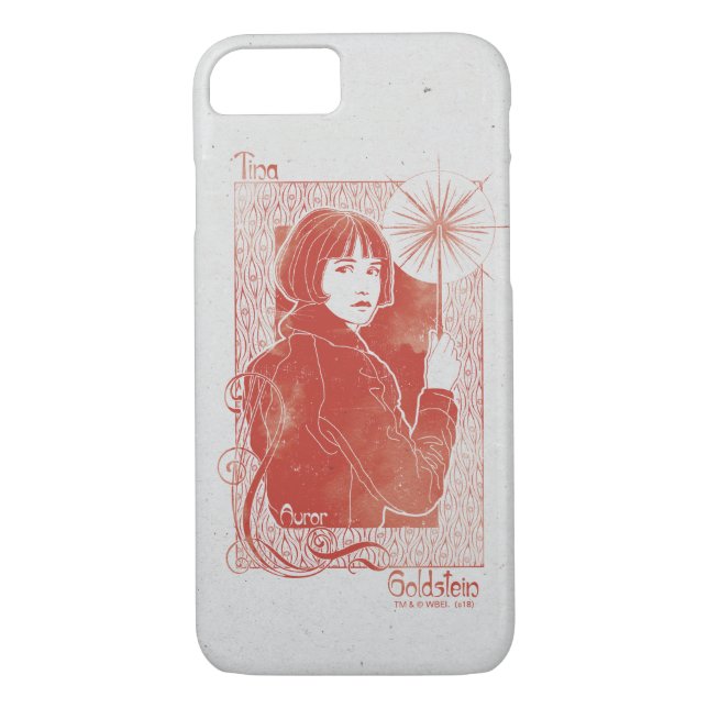 PORPENTINA GOLDSTEIN™ Illustration Case-Mate iPhone Skal (Baksida)