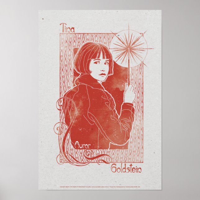 PORPENTINA GOLDSTEIN™ Illustration Poster (Framsidan)