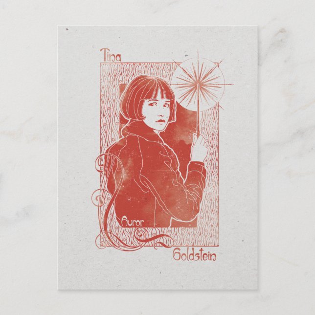 PORPENTINA GOLDSTEIN™ Illustration Vykort (Framsida)