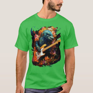 Porpoise Spelar Guitar T Shirt