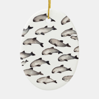 porpoisedelfin för vaquita 30 julgransprydnad keramik